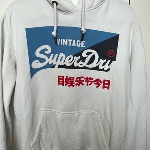 Superdry Vintage Men’s Logo Hoodie Size Medium